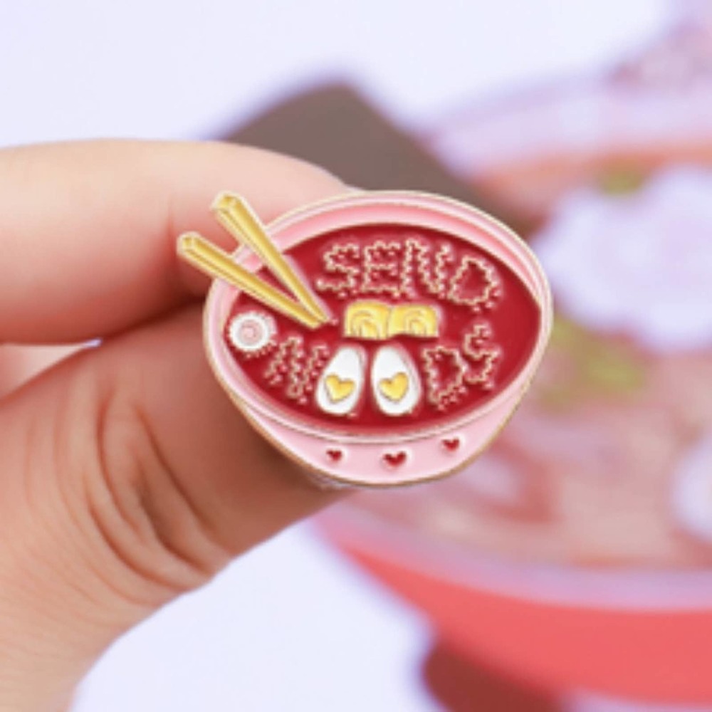 SEND NOODS Collectible Enamel Pin NEW! O 1073